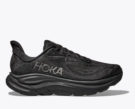 HOKA Women Clifton 10 Wide - Black / Black