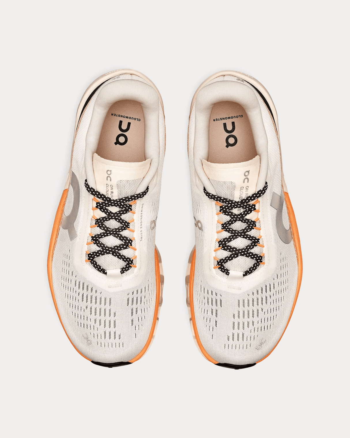 On Women Cloudmonster 2 - Ivory / Tangerine